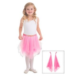 Little Adventures Fairy Tutu and Wrist Scarves Pink