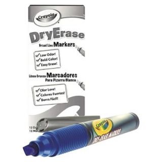 Crayola Dry Erase Blue Marker Pack   12 Count