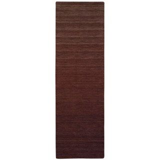 Calvin Klein Haze Madder Rug By Nourison (23 X 76)