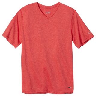 C9 By Champion Mens Advanced Duo Dry Endurance V  Neck Tee   Red M