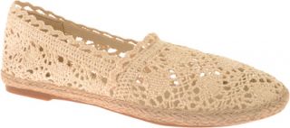 Womens Nine West Alyssa7   Natural Fabric Slip on Shoes