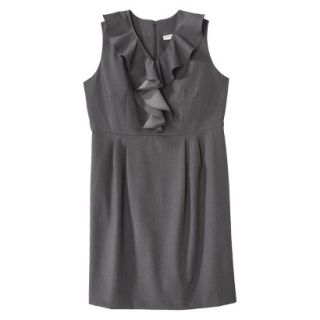 Merona Womens Plus Size Sleeveless Sheath Dress   Gray 26W