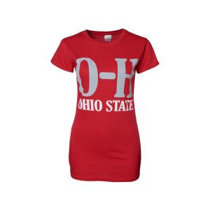 Ohio State Buckeyes J America NCAA Womens OH IO 2 T Shirt