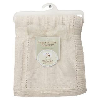 TL Care Organic Sweater Knit Baby Blanket
