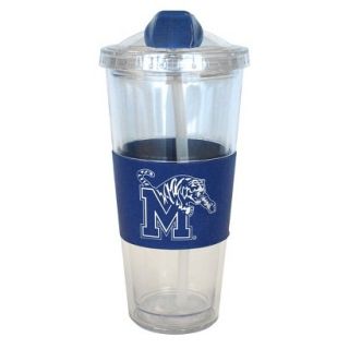 Boelter Brands NCAA 2 Pack Memphis Tigers No Spill Double Walled Tumbler with