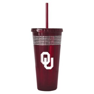 Boelter Brands NCAA 2 Pack Oklahoma Sooners Bling Double Walled Tumbler with