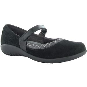 Naot Womens Timaru Black Suede Shadow Grey Nubuck Black Raven Shoes, Size 41 M   11070 NQ9