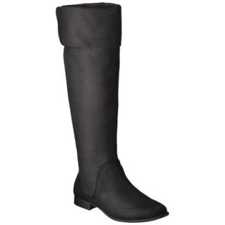 Womens Mossimo Katreesa Tall Boots   Black 7