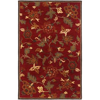 Botanique Morgan/ Crimson Area Rug (36 X 56)