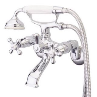 Chrome Wall Mounted Tub Faucet