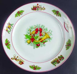 Vista Alegre Christmas Magic 13 Chop Plate (Round Platter), Fine China Dinnerwa