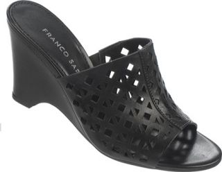 Womens Franco Sarto Tinta   Black Atanado Veg L Leather Heels