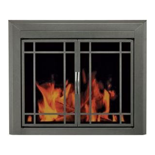 Pleasant Hearth Edinburg Fireplace Glass Door   For Masonry Fireplaces, Small,