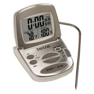 Gourmet Stainless Steel Thermometer with Probe