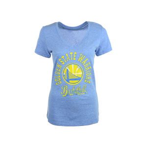Golden State Warriors 5th & Ocean NBA Womens Arch Distressed T Shirt