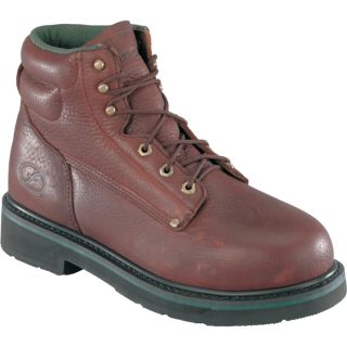 Florsheim 6In. Steel Toe Work Boot   Black Walnut, Size 11 Extra Wide, Model