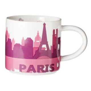 Room Essentials Paris City Skyline Ceramic Coffee Mug Set of 2