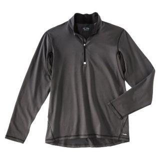 C9 by Champion Mens Quarter Zip Long Sleeve Running Shirt   Gray M