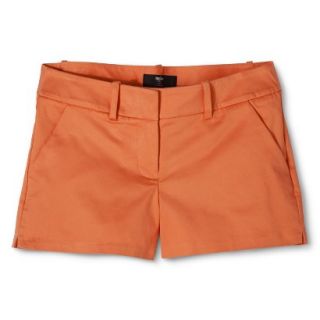 Mossimo Womens 3.5 Shorts   Orange Truffle 8
