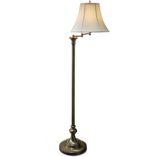 JCP Home Collection  Home Warren Swing Arm Floor Lamp, Antique Brass