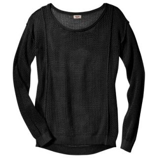 Mossimo Supply Co. Juniors Mesh Sweater   Black XXL(19)