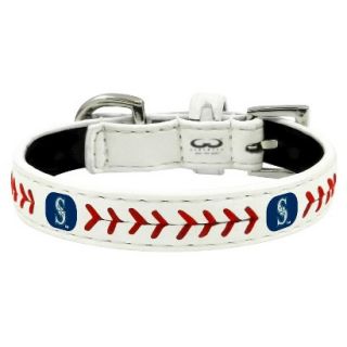 Seattle Mariners Classic Leather Toy Baseball Collar