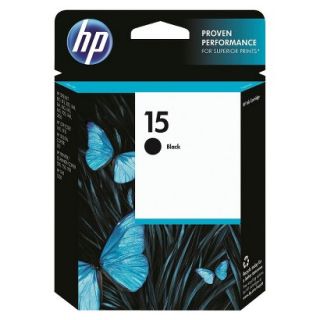 HP 15 Printer Ink Cartridge   Black (C6615DN#140)