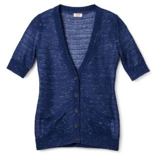 Mossimo Supply Co. Juniors Short Sleeve Cardigan   Blue XS(1)