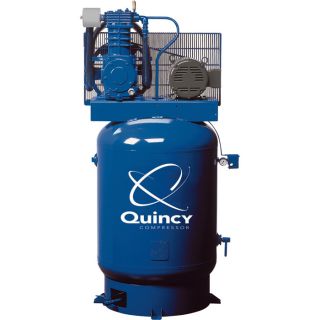 Quincy Air Master Air Compressor with MAX Package   10 HP, 230 Volt 3 Phase,