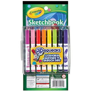 Crayola Washable Skinnies N Color Set pip squeaks