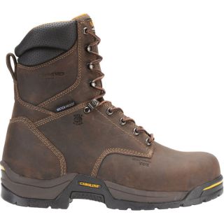 Carolina 8 Inch Waterproof Broad Toe EH Work Boot   Copper, Size 8 1/2 Wide,