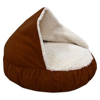 Canine Creations Burrow Pet Bed   Earth Brown