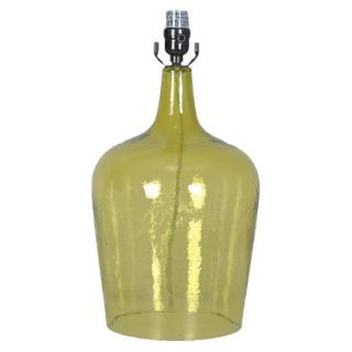 Threshold Artisan Glass Jug Lamp Base Small   Distant Lime (Includes CFL Bulb)