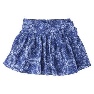 Genuine Kids from OshKosh Infant Toddler Girls Floral A Line Skirt   Blue 5T