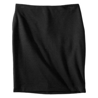 Merona Petites Ponte Pencil Skirt   Black 16P