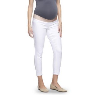 Liz Lange for Target Maternity Under Belly Skinny Pants   White L