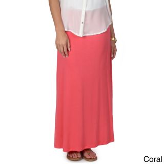 Hailey Jeans Co. Juniors Banded Solid Color Maxi Skirt