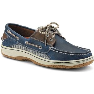 Sperry Top Sider Mens Billfish 3 Eye Navy Brown Shoes, Size 9.5 M   1048826
