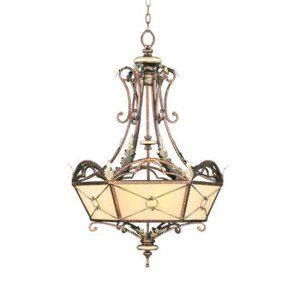 LiveX Lighting LVX 8831 64 Palacial Bronze with Gilded Accents Bristol Manor Cha
