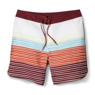 Mens Limited Edition Mossimo Supply Co. Swim Board Shorts  Stripe 34