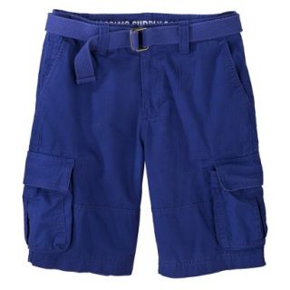 Mossimo Supply Co. Mens Rip Stop Belted Cargo Shorts   Blueprint 38