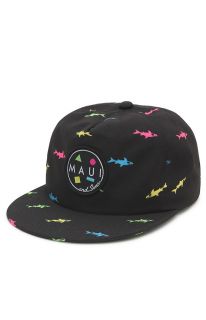 Mens Maui & Sons Hats   Maui & Sons Straight Shark Snapback Hat
