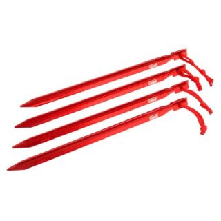 Coleman 9 In. Heavy Duty Aluminum Tent Stakes  Red