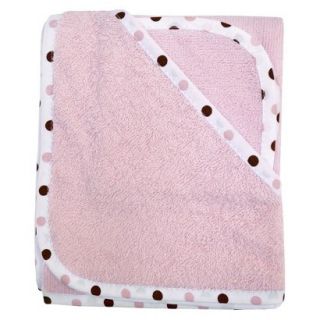 TL Care Organic Terry Hooded Towel Set   Pink