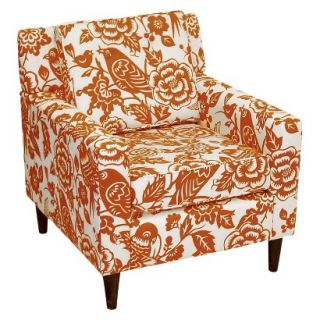 Skyline Upholstered Chair Ecom Arm Chair 5505 Canary Tangerine Upholstered