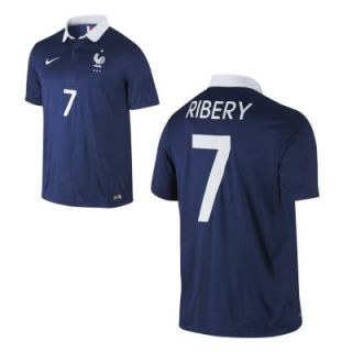 2014 FFF Stadium (Ribery) Mens Soccer Jersey   Midnight Navy
