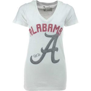 Alabama Crimson Tide NCAA Womens Sketchy Vneck T Shirt