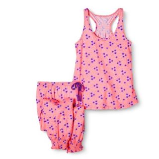 PJ Couture Pajama Set   Pink Dottie Daisies S