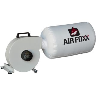 Air Foxx Dust Collector   1 HP, 653 CFM, Wall Mountable, Model UFO 40H
