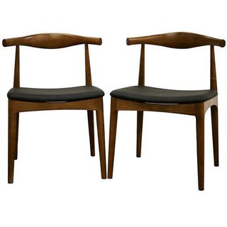 Sonore Solid Wood Mid century Style Dining Chair (set Of 2)